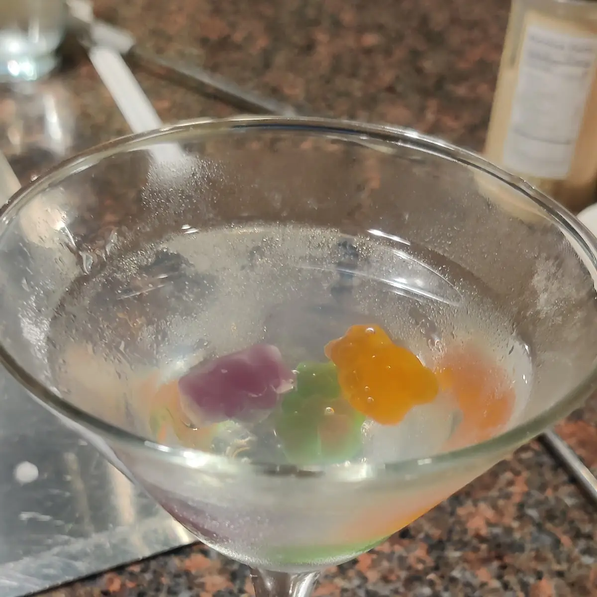 White Gummy Bear Martini