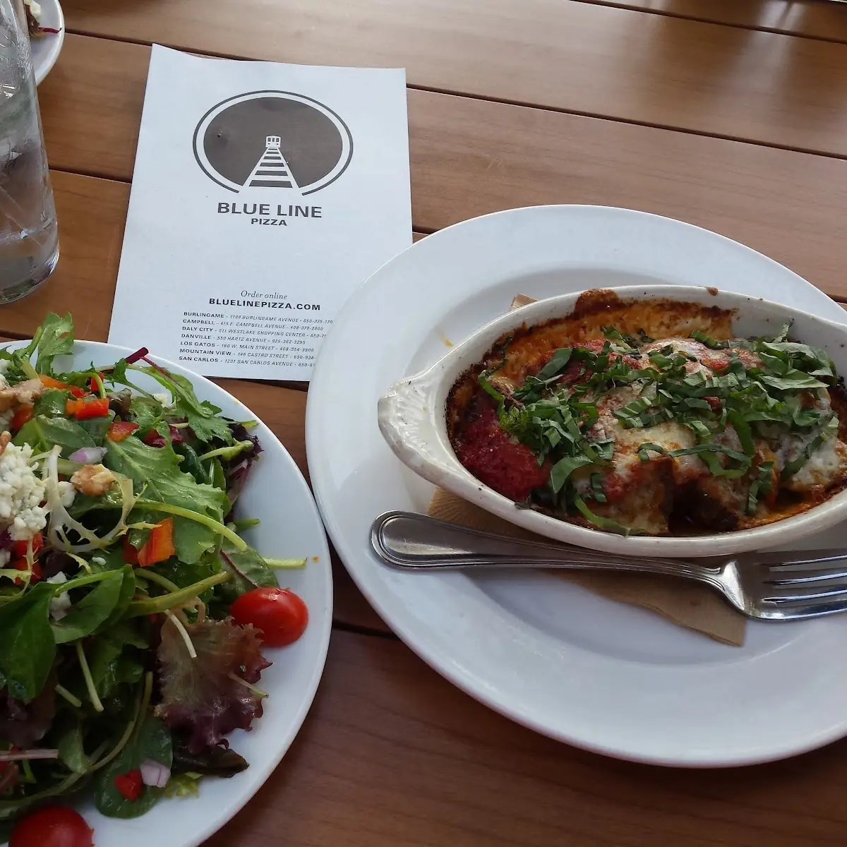 Spinach Salad and Meatballs