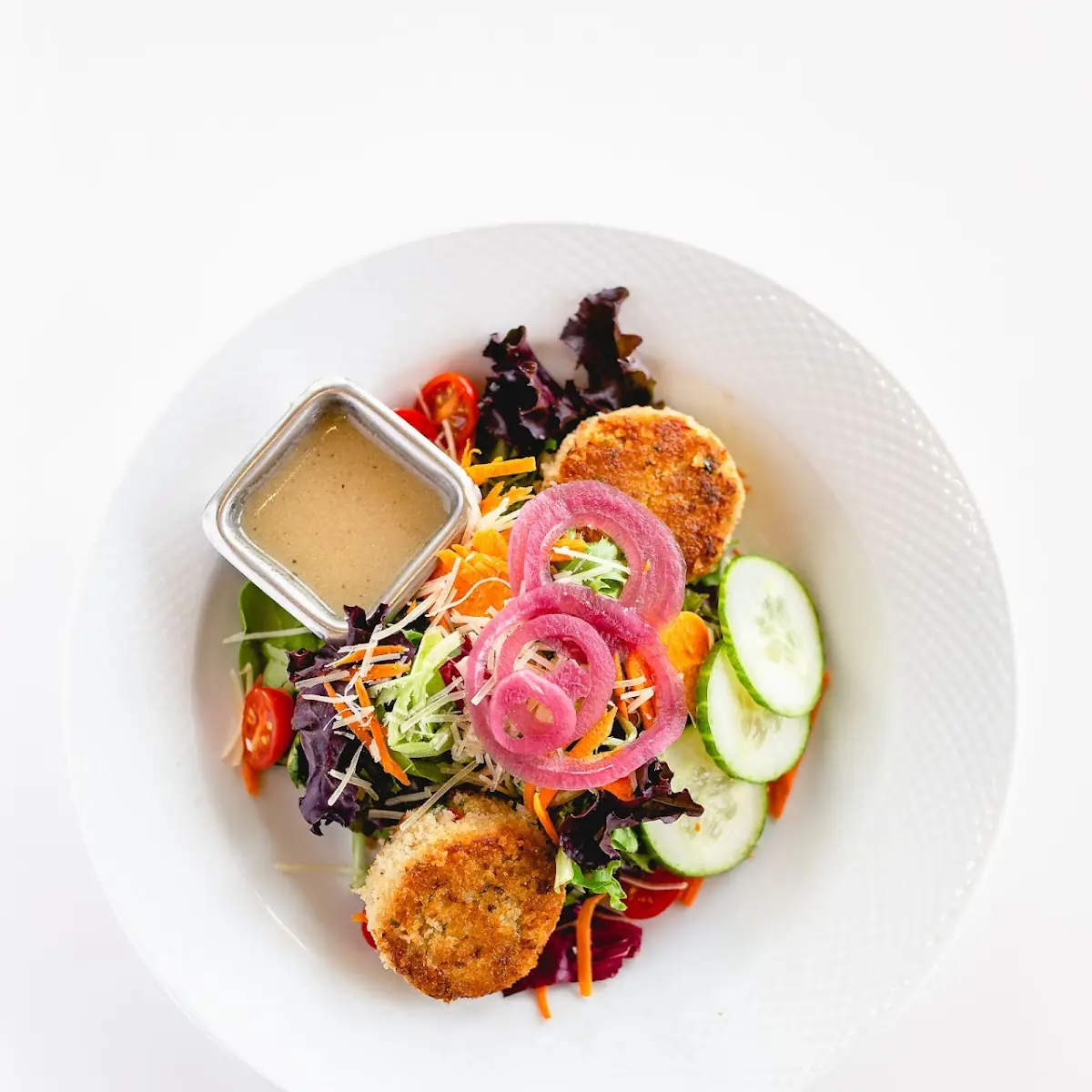 Crab Cakes Salad