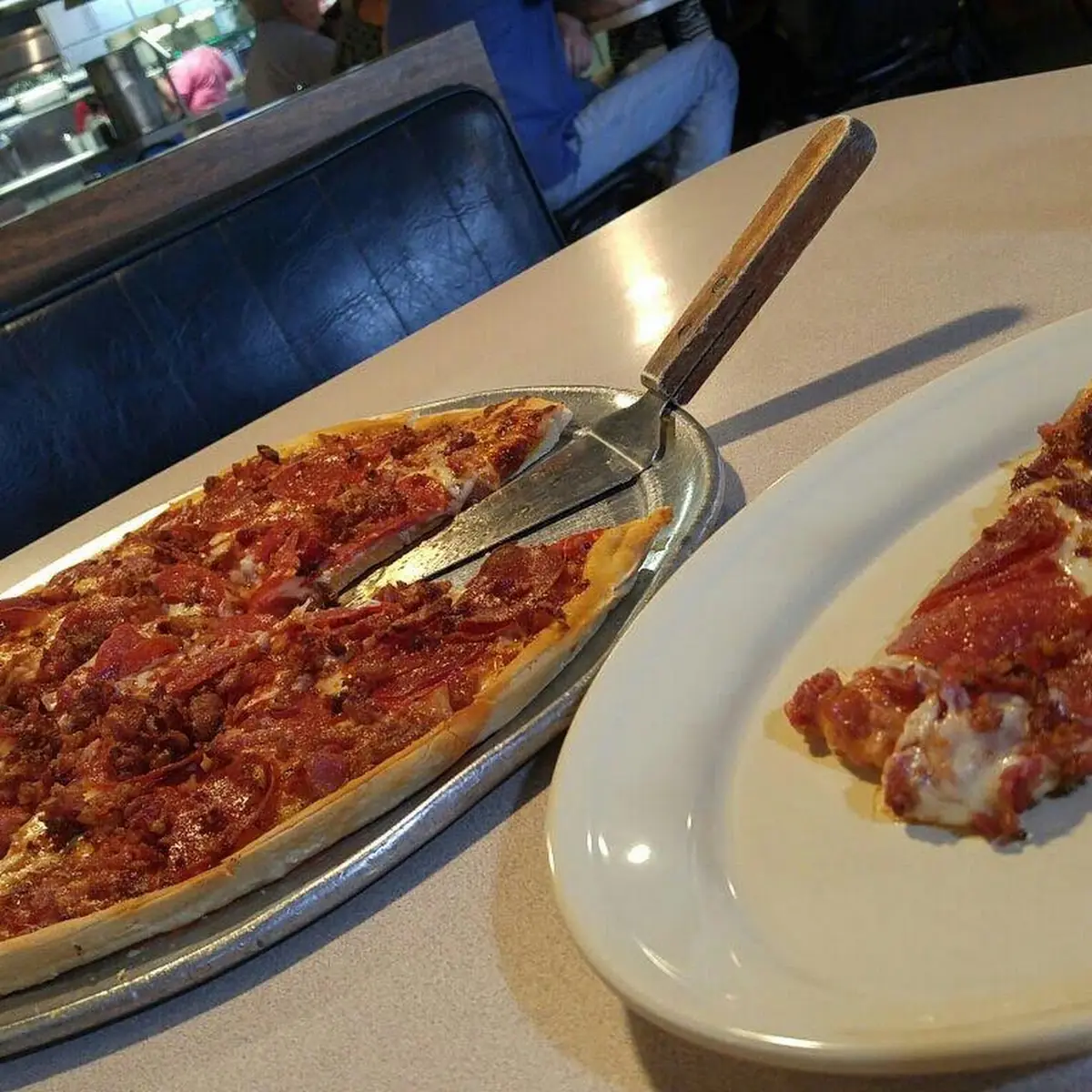 Pepperoni Pizza with Bacon