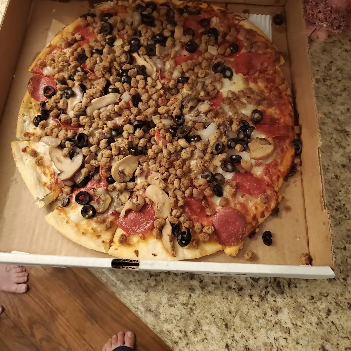 Supreme Pizza No Bell Peppers