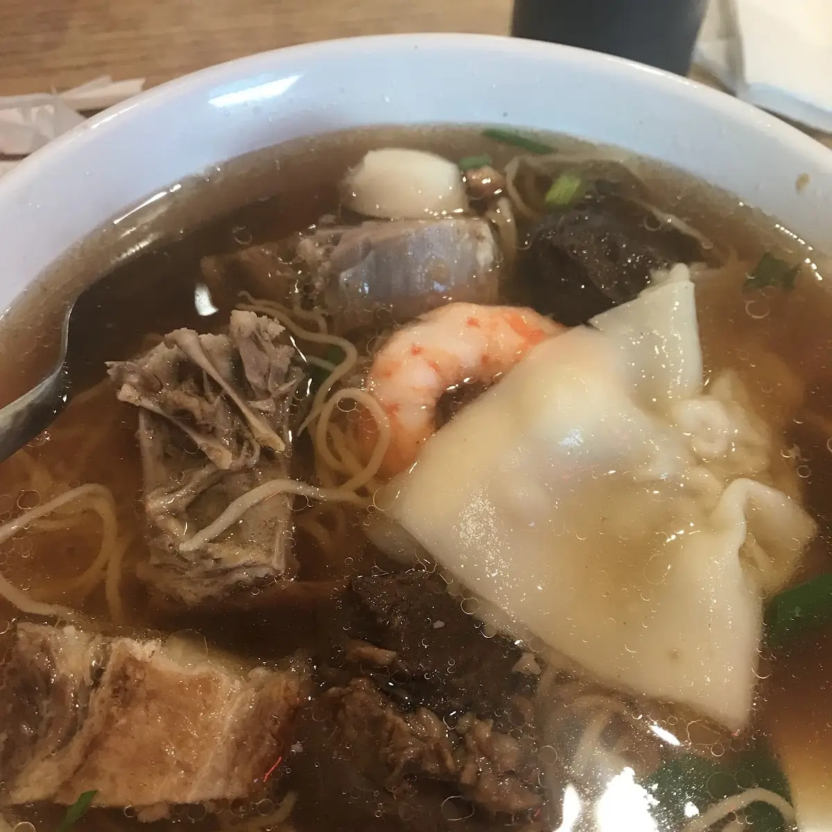 Wonton Soup with Roast Duck