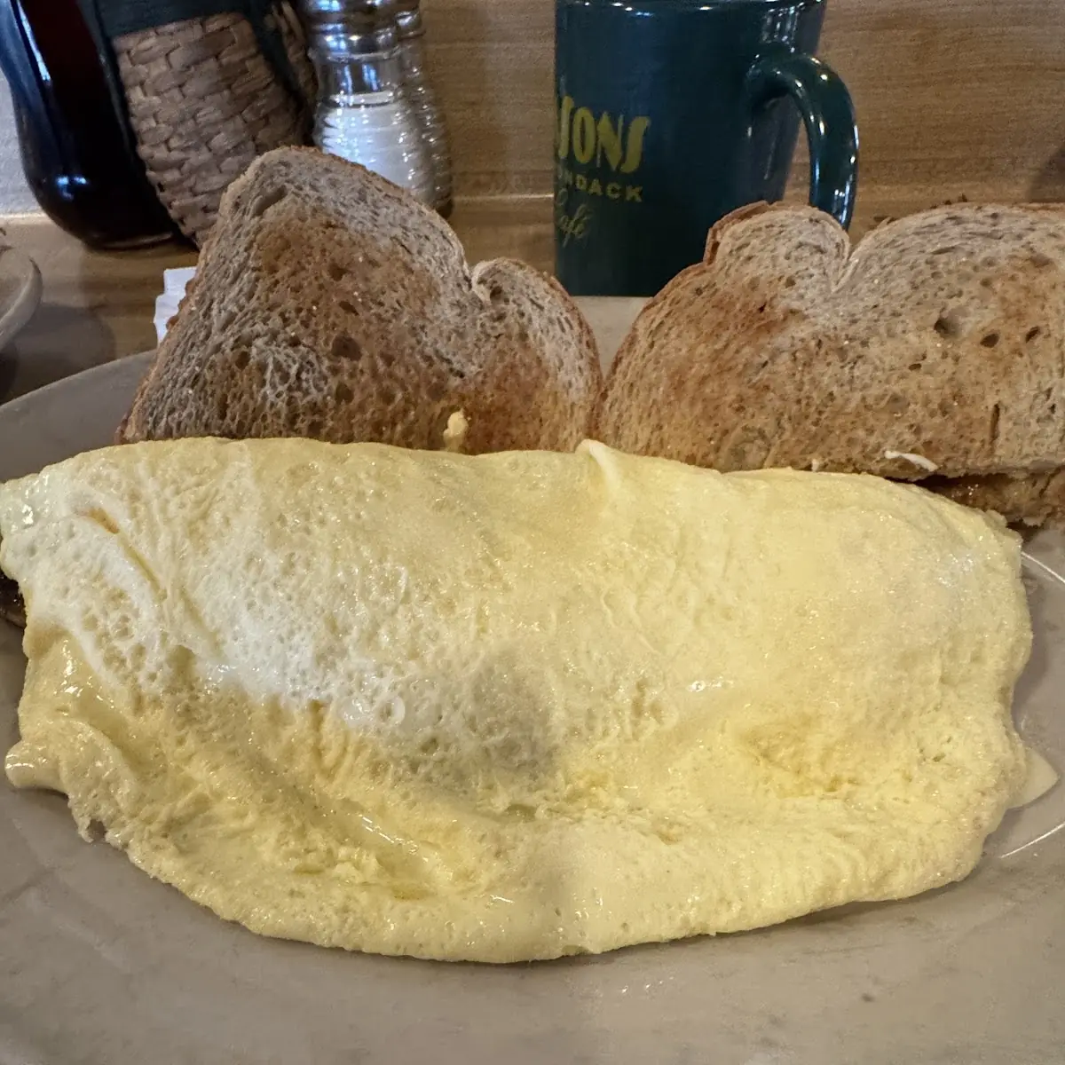 Mushroom and Cheese Omelette