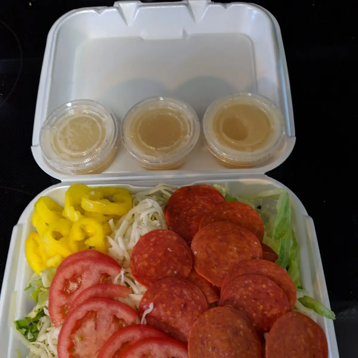 Quart Salad with Italian Dressing