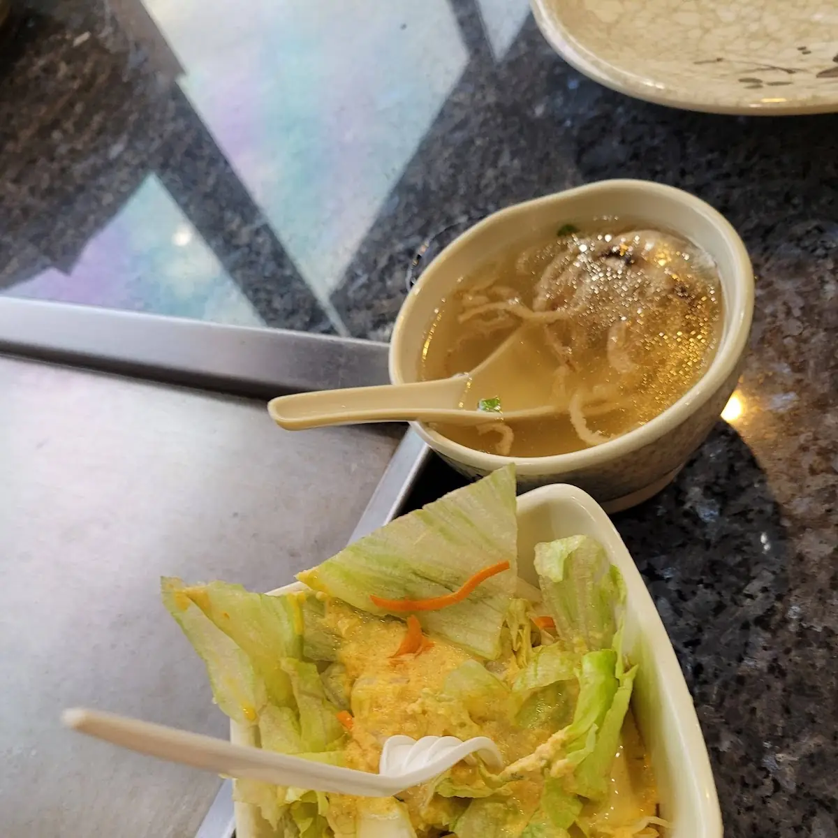 Salad with Ginger Dressing