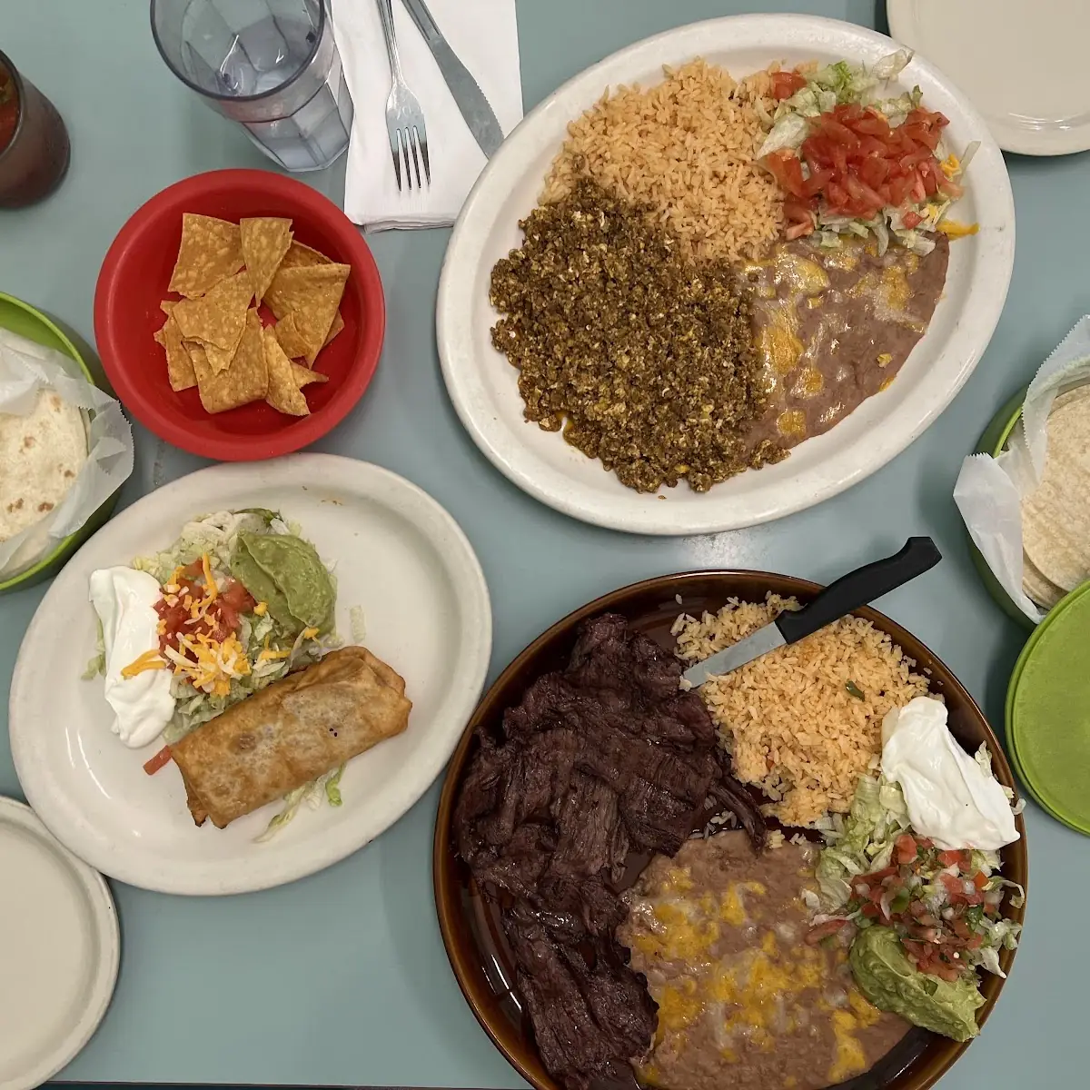 Refried Beans and Rice