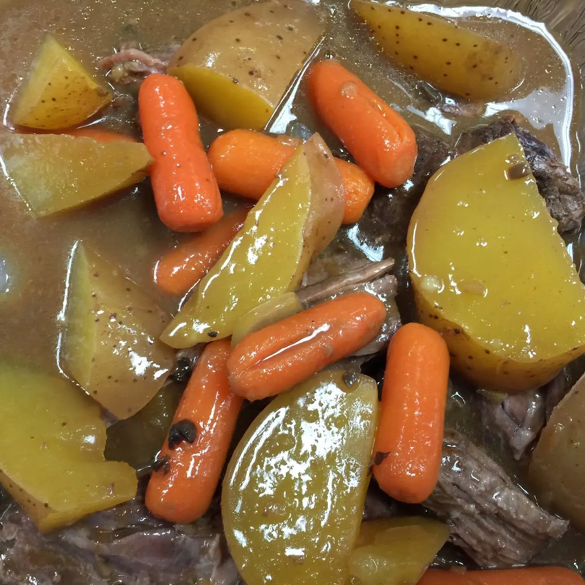 Slow Cooked Roast & Veggies