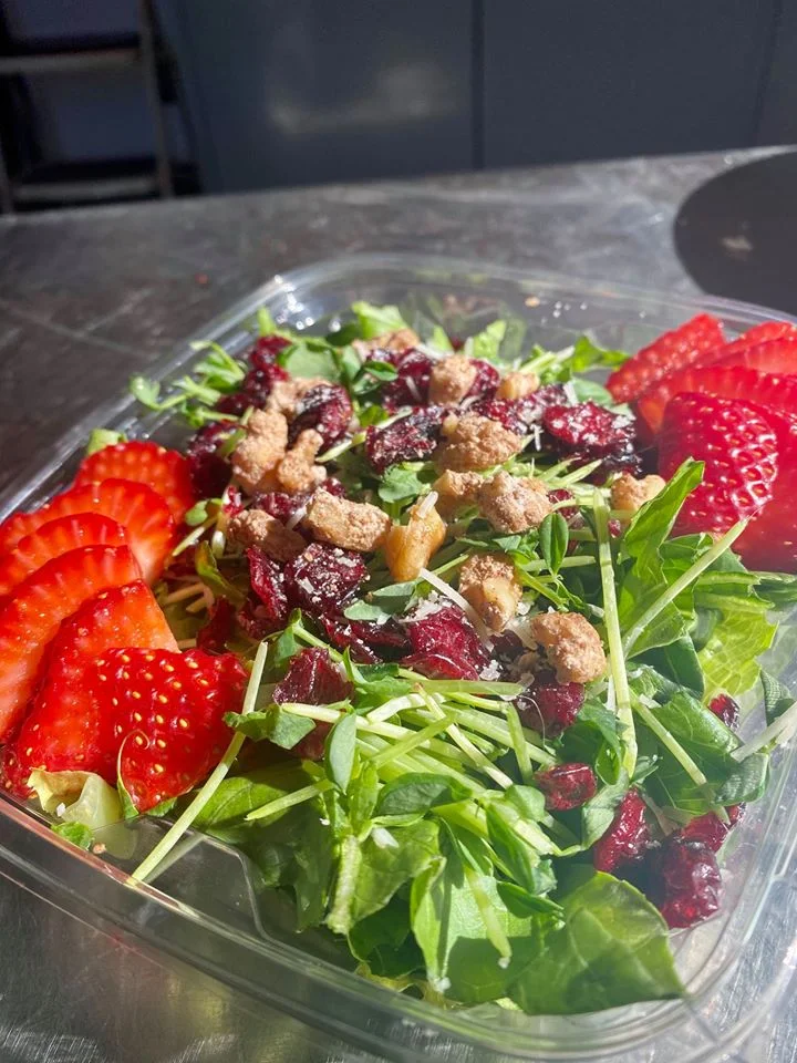 Strawberry Spinach Salad