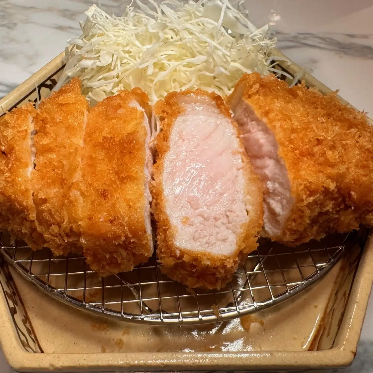 Crispy Pork and Shrimp Tonkatsu Set