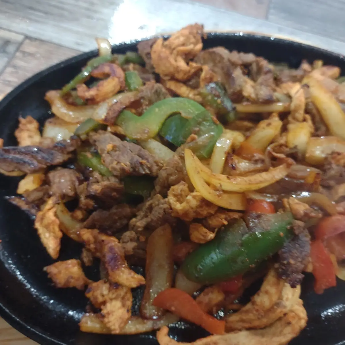 Chicken and Steak Fajitas