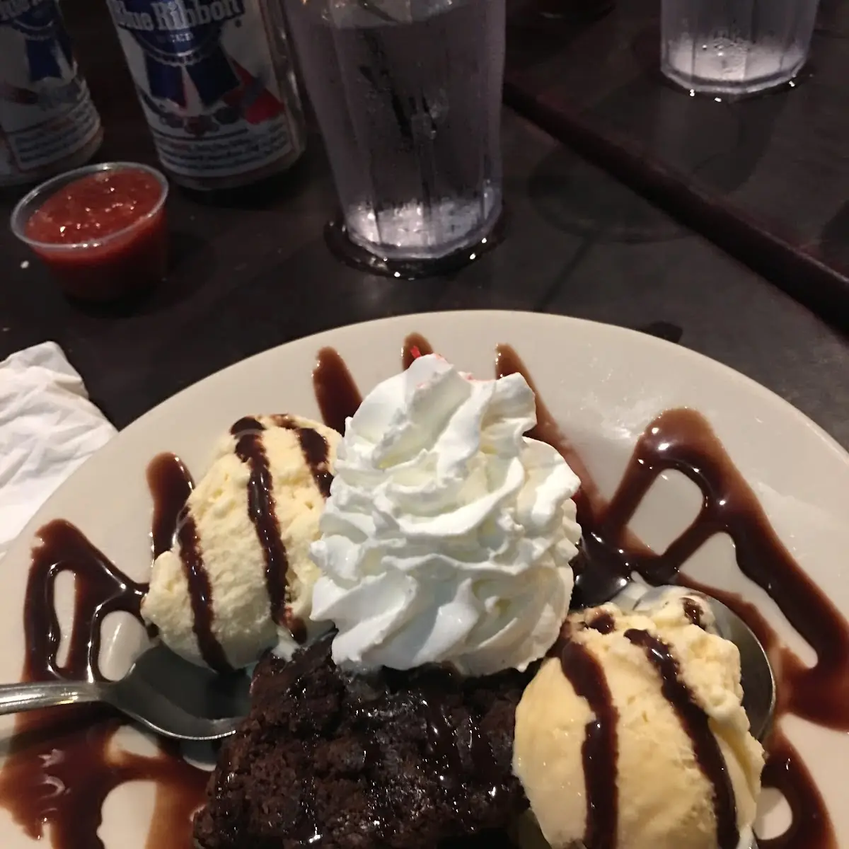 Chocolate Brownie Sundae