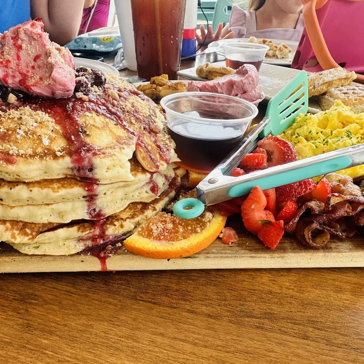 Topped Pancakes Brunch Board