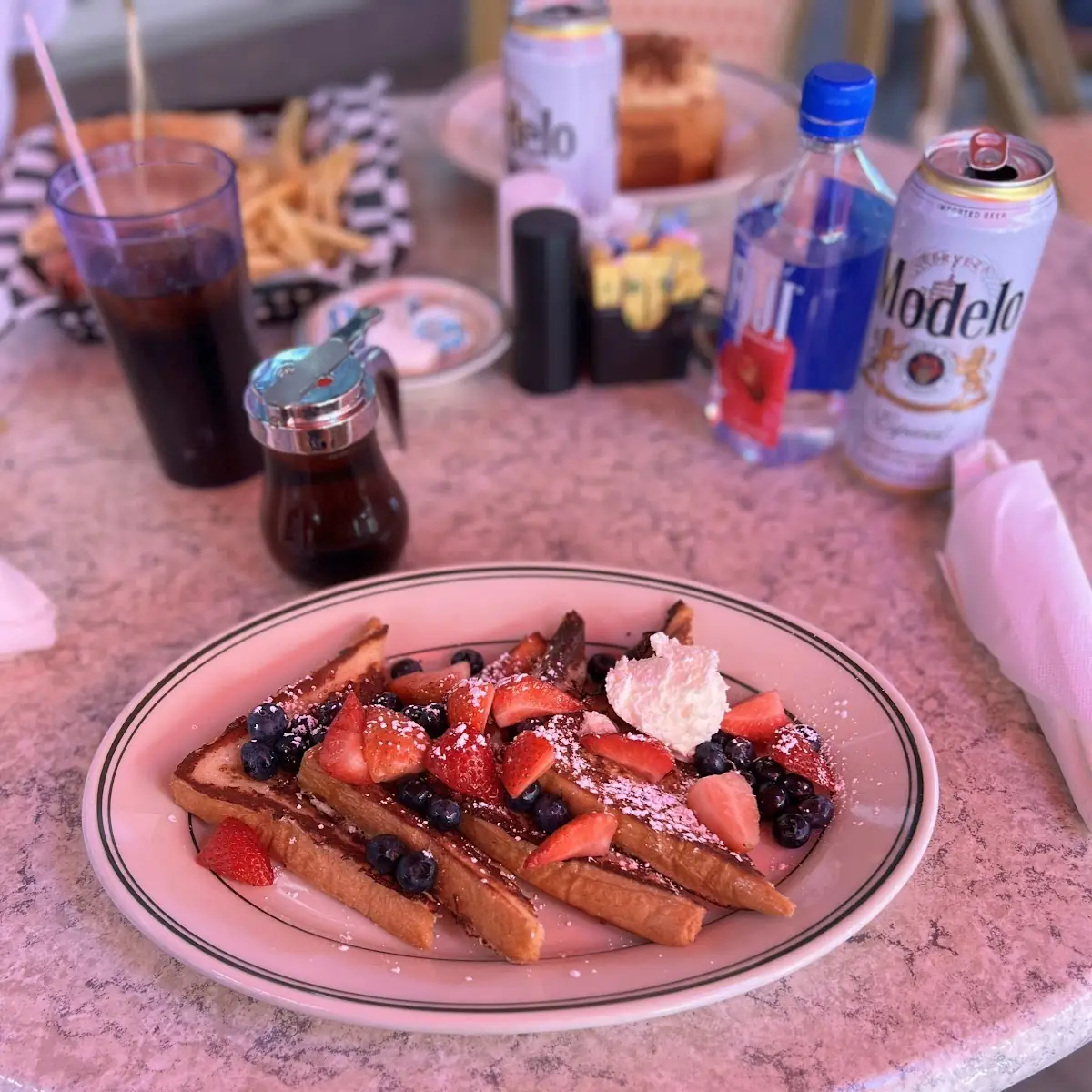 French Toast with Mixed Berries - Maxie's Stack