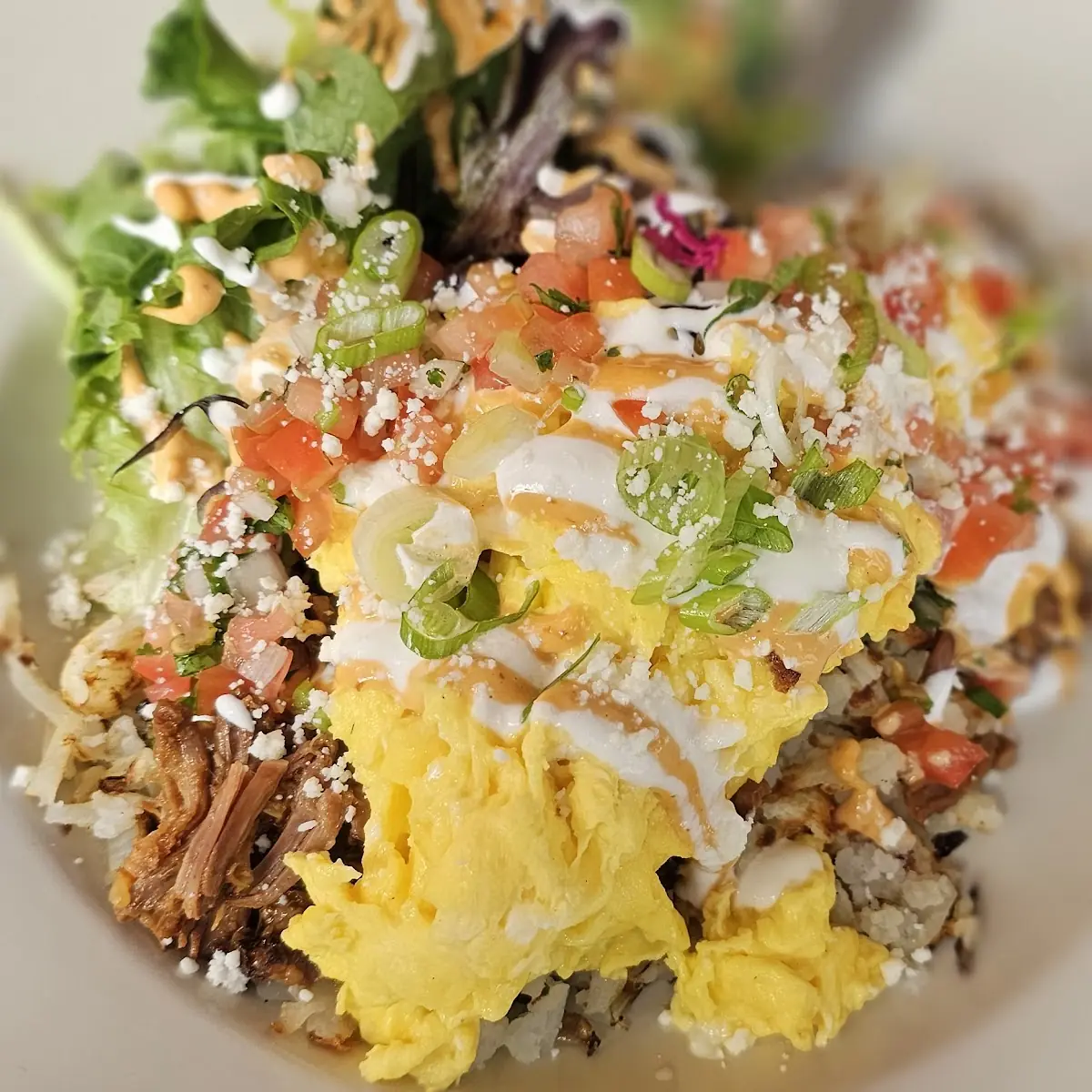 Steak & Eggs Tostadas Brunch