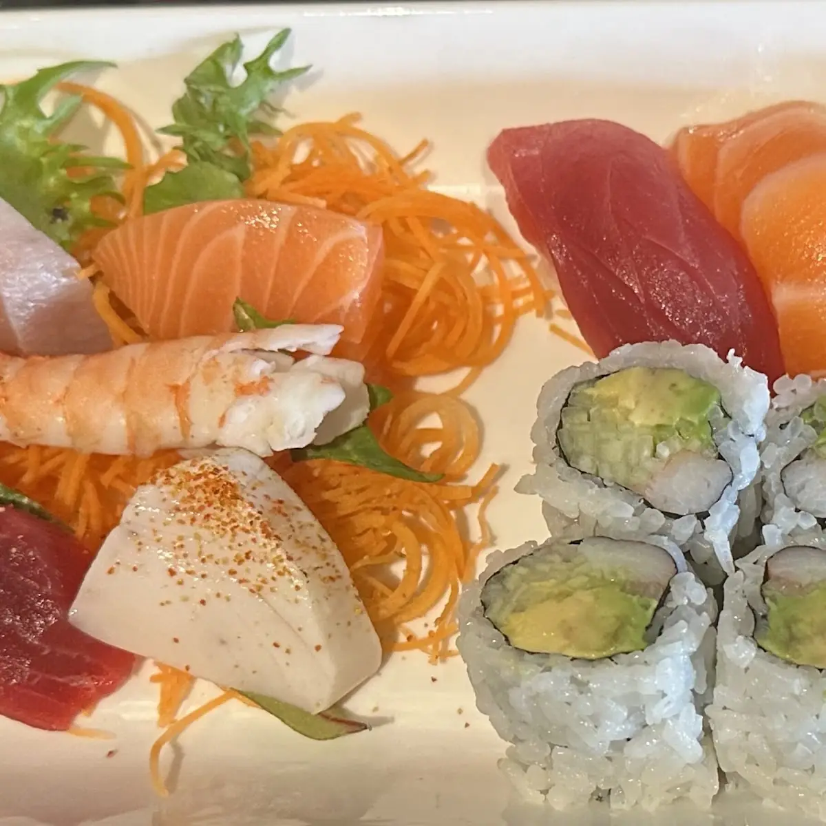 L Sushi Sashimi Combo