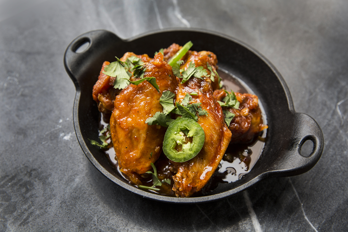 Sriracha Cast Iron Wings