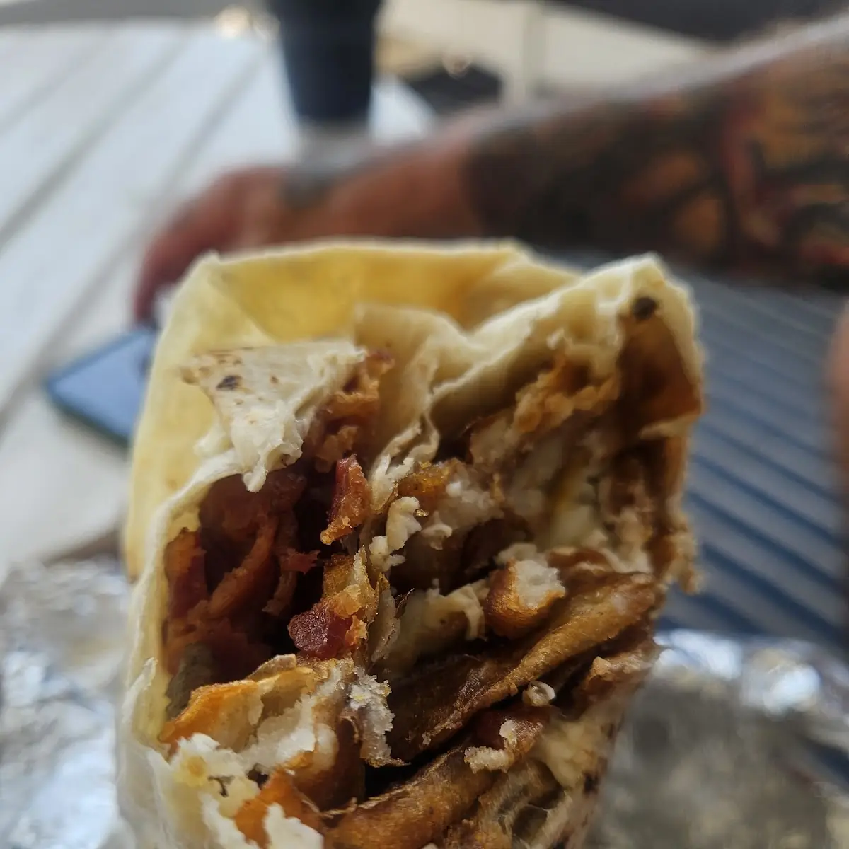 Steak or Chicken Burrito
