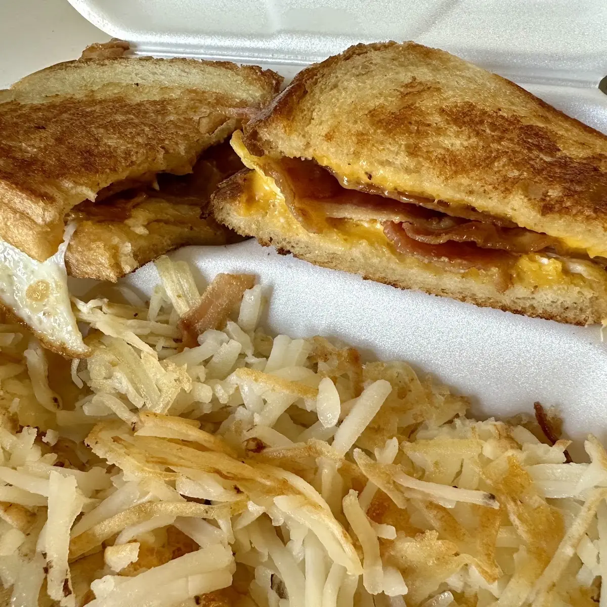 2 Eggs & Cheese Sandwich