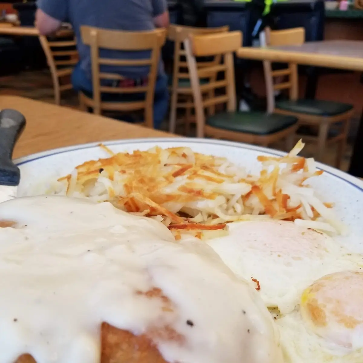 Chicken Fried Steak with Eggs