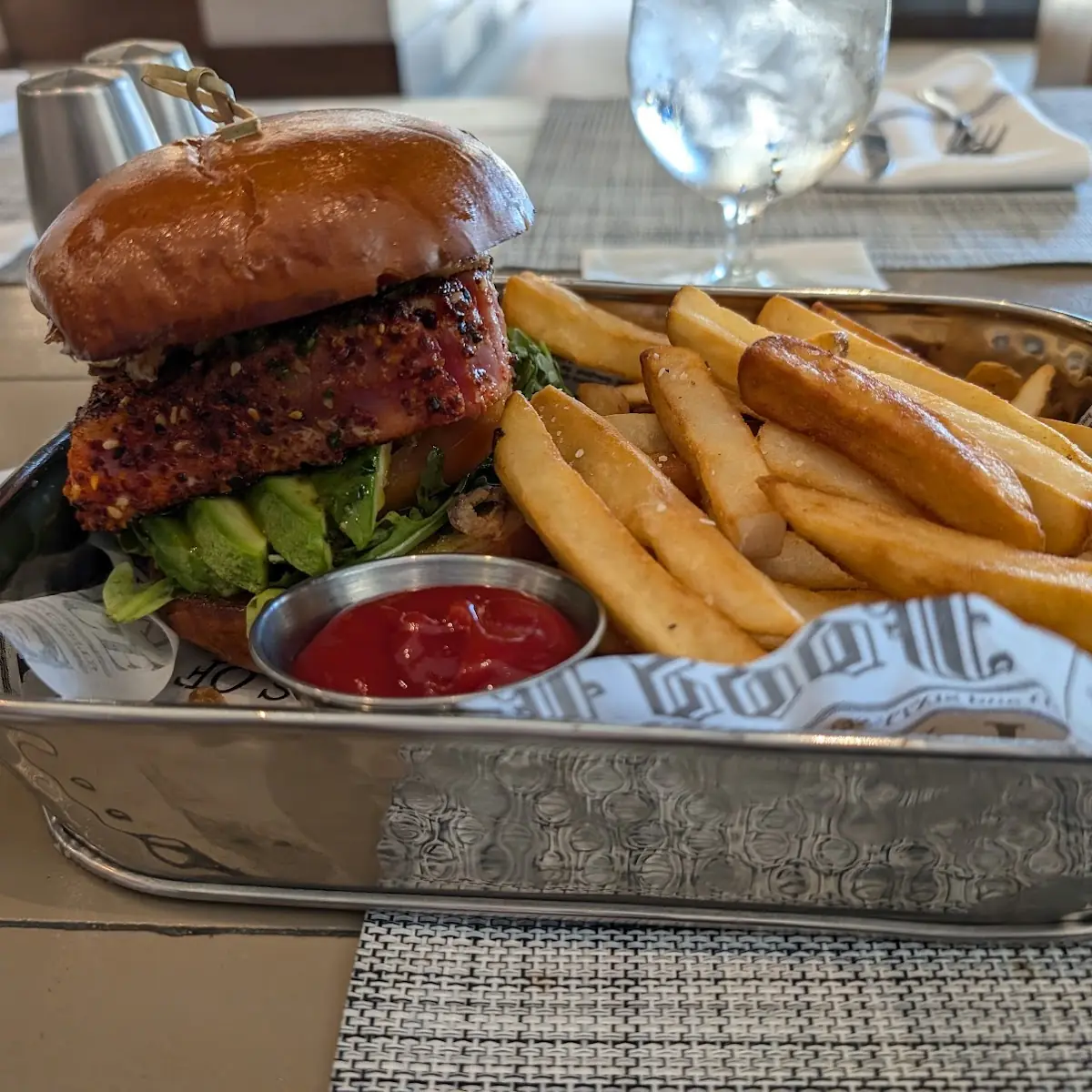 Grilled Fish Sandwich