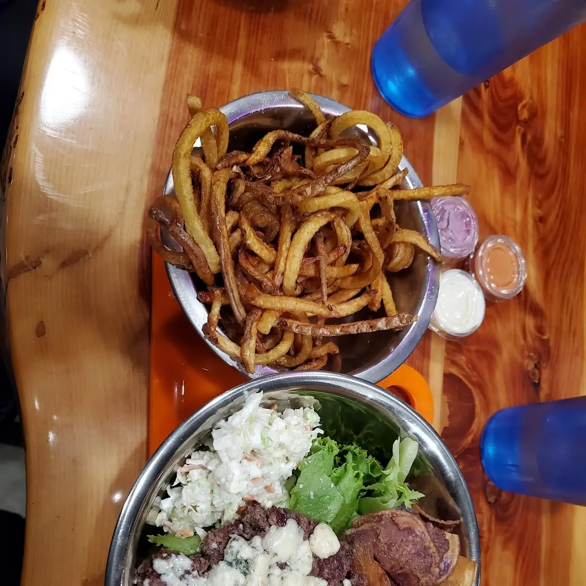 Blue Cheese Burger Bowl