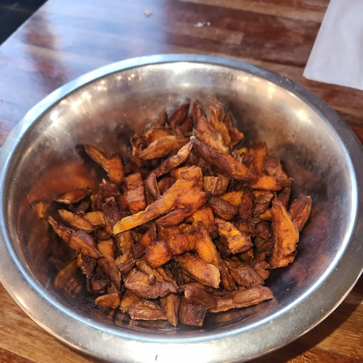 Overcooked Yam Fries