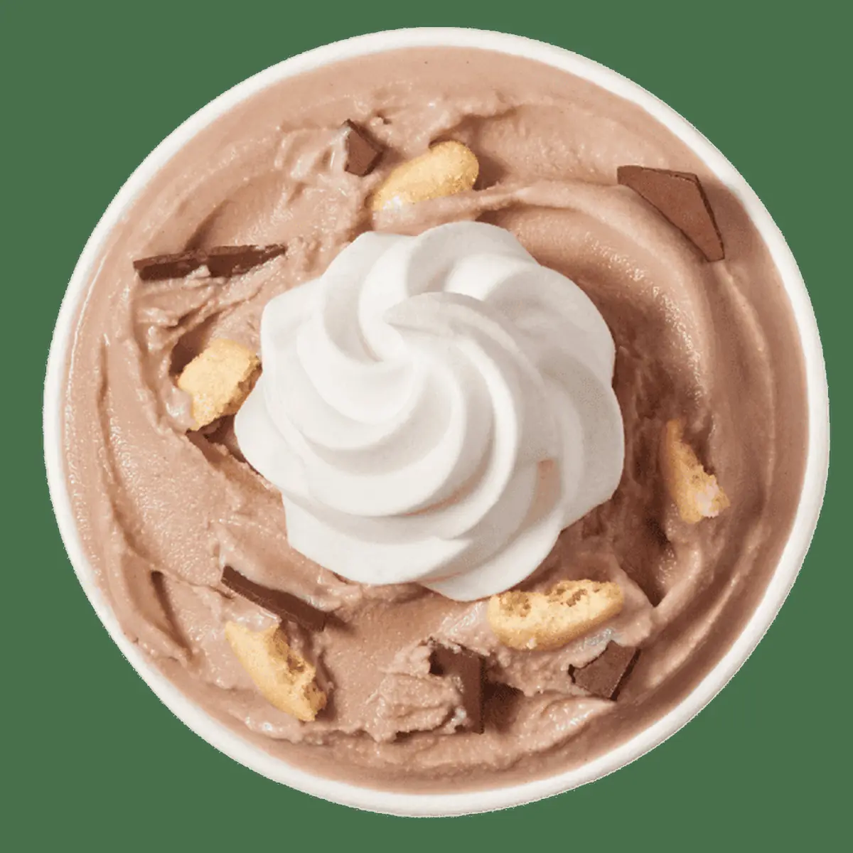 Turtle Pecan Cluster Blizzard Treat