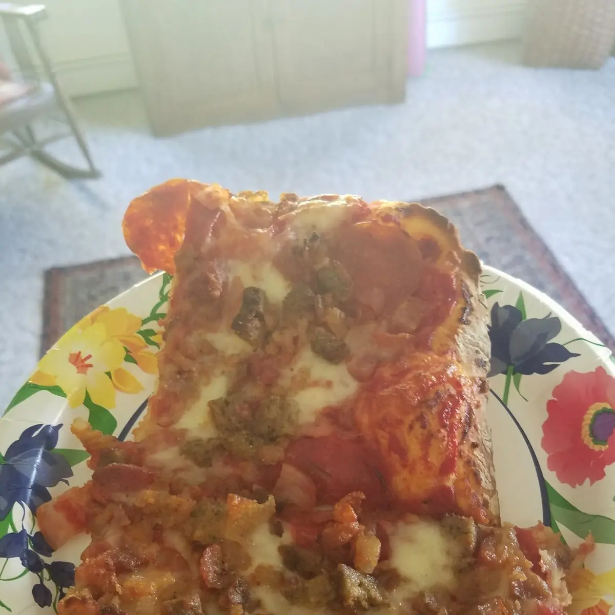Sausage and Pepperoni Pizza