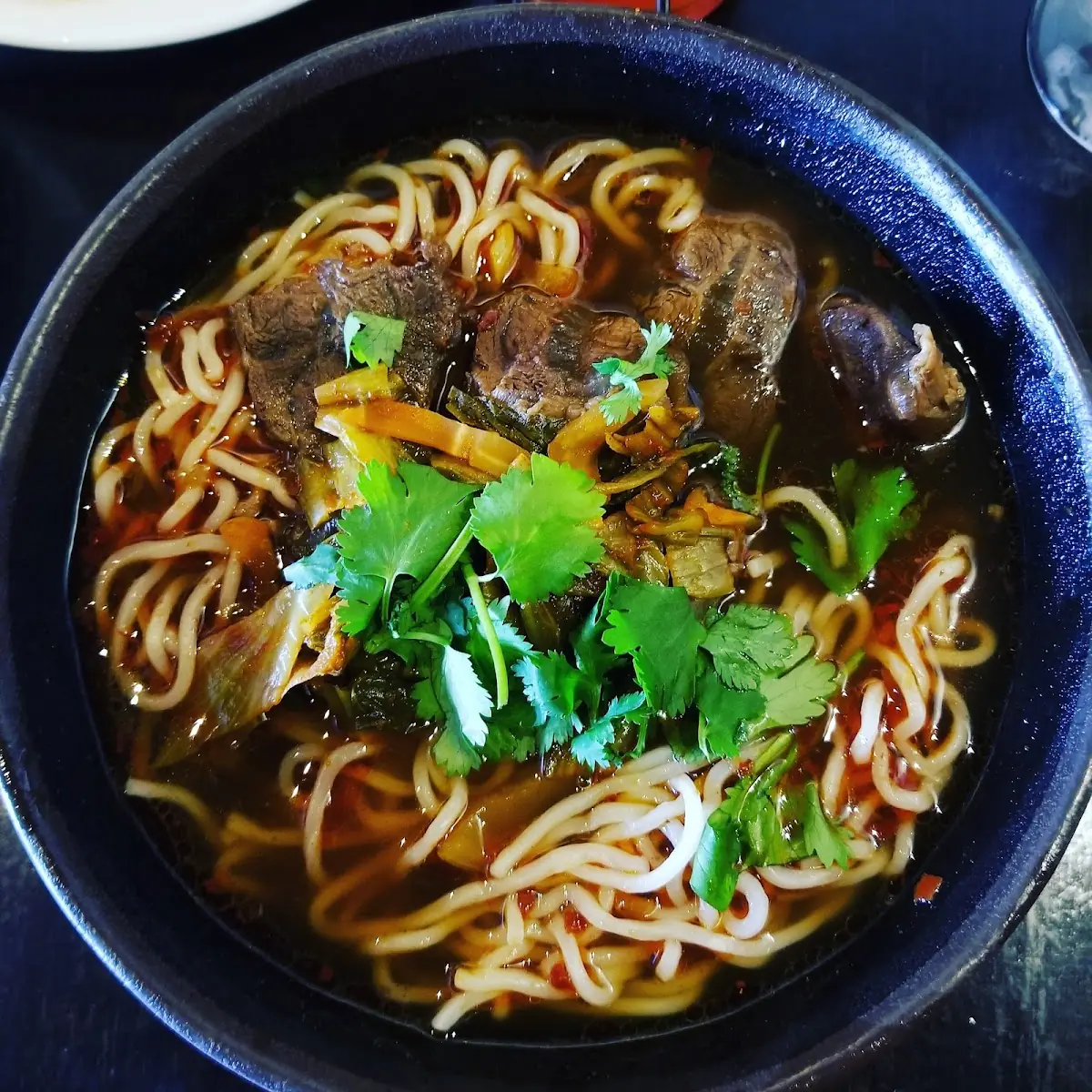Beef Noodle Soup Szechuan Style