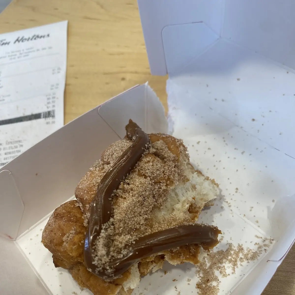 Dulce De Leche Apple Fritter
