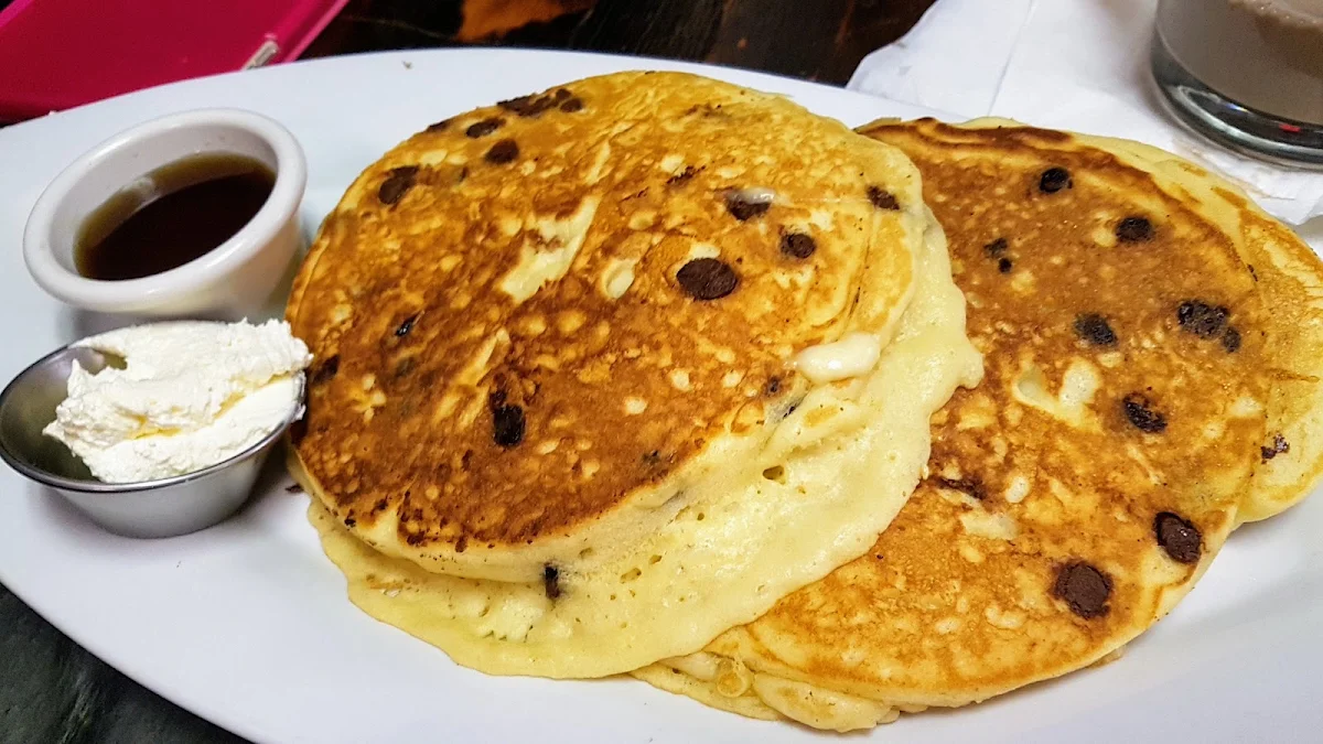 Chocolate Chips or Blueberries in the Pancakes