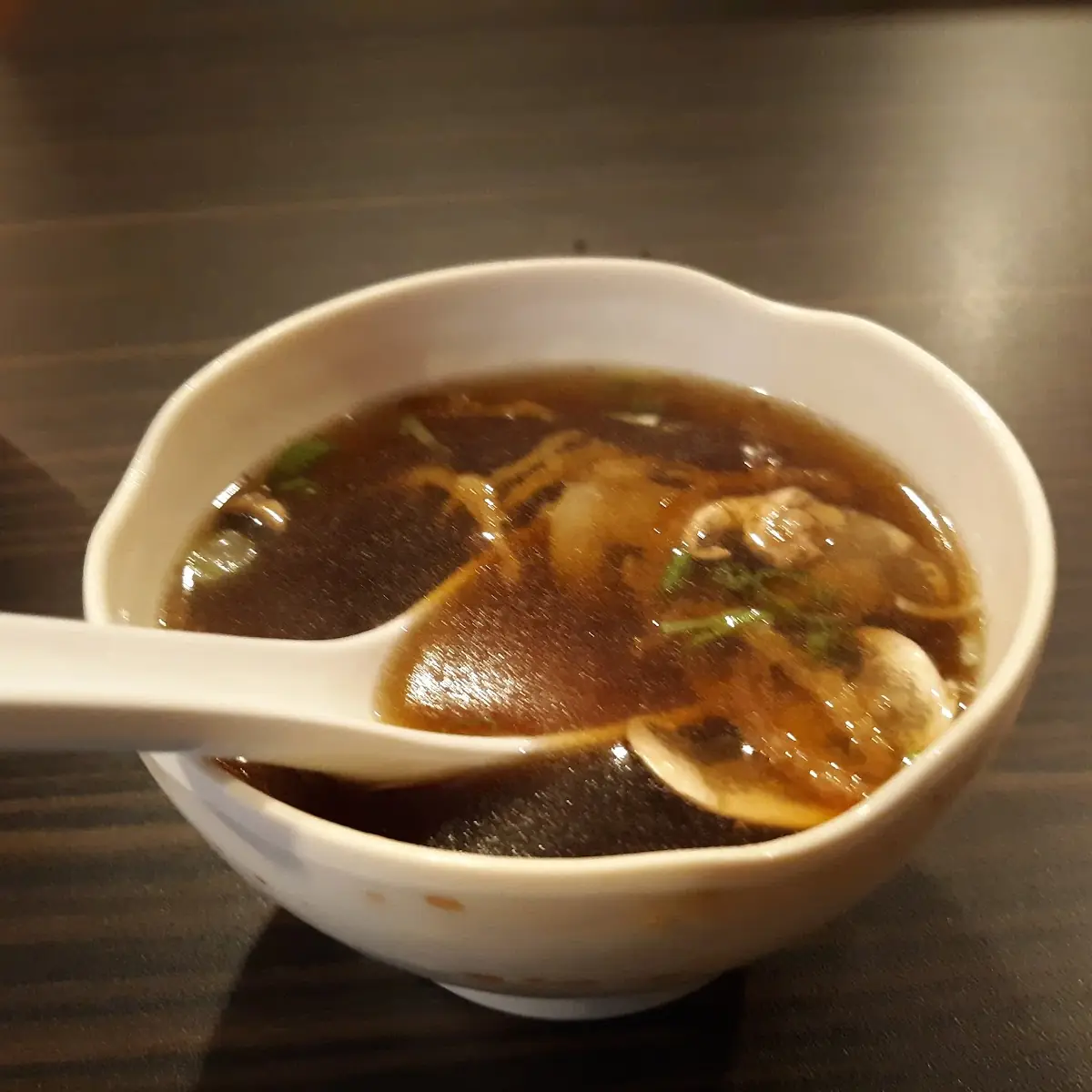 Clear Mushroom Soup