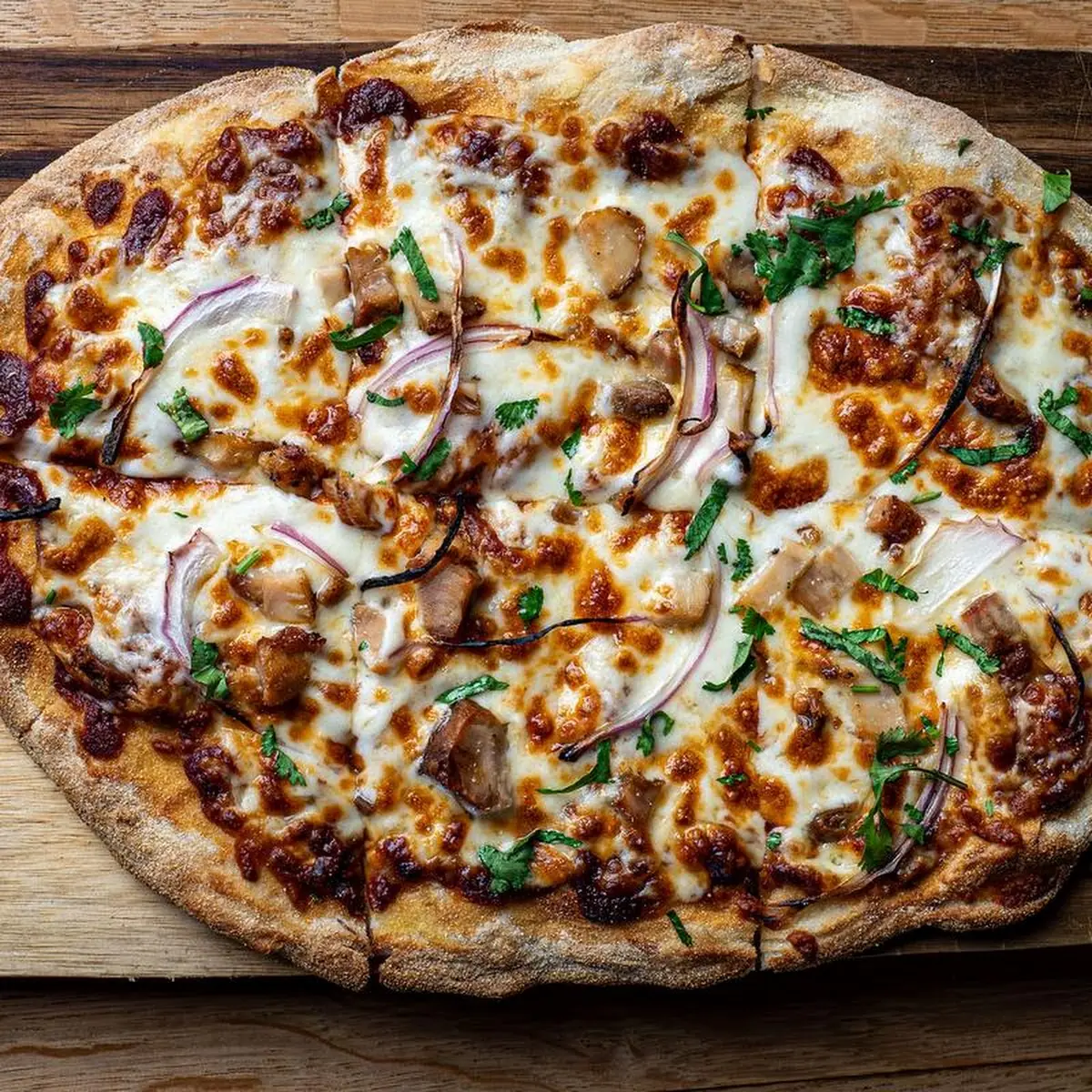 BBQ Chicken Flatbread Pizza