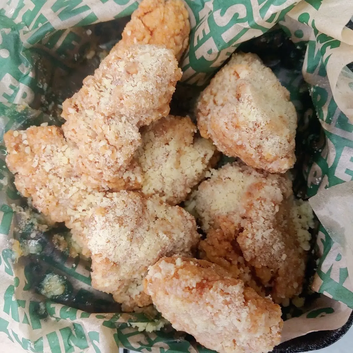 Garlic Parmesan Boneless Wings