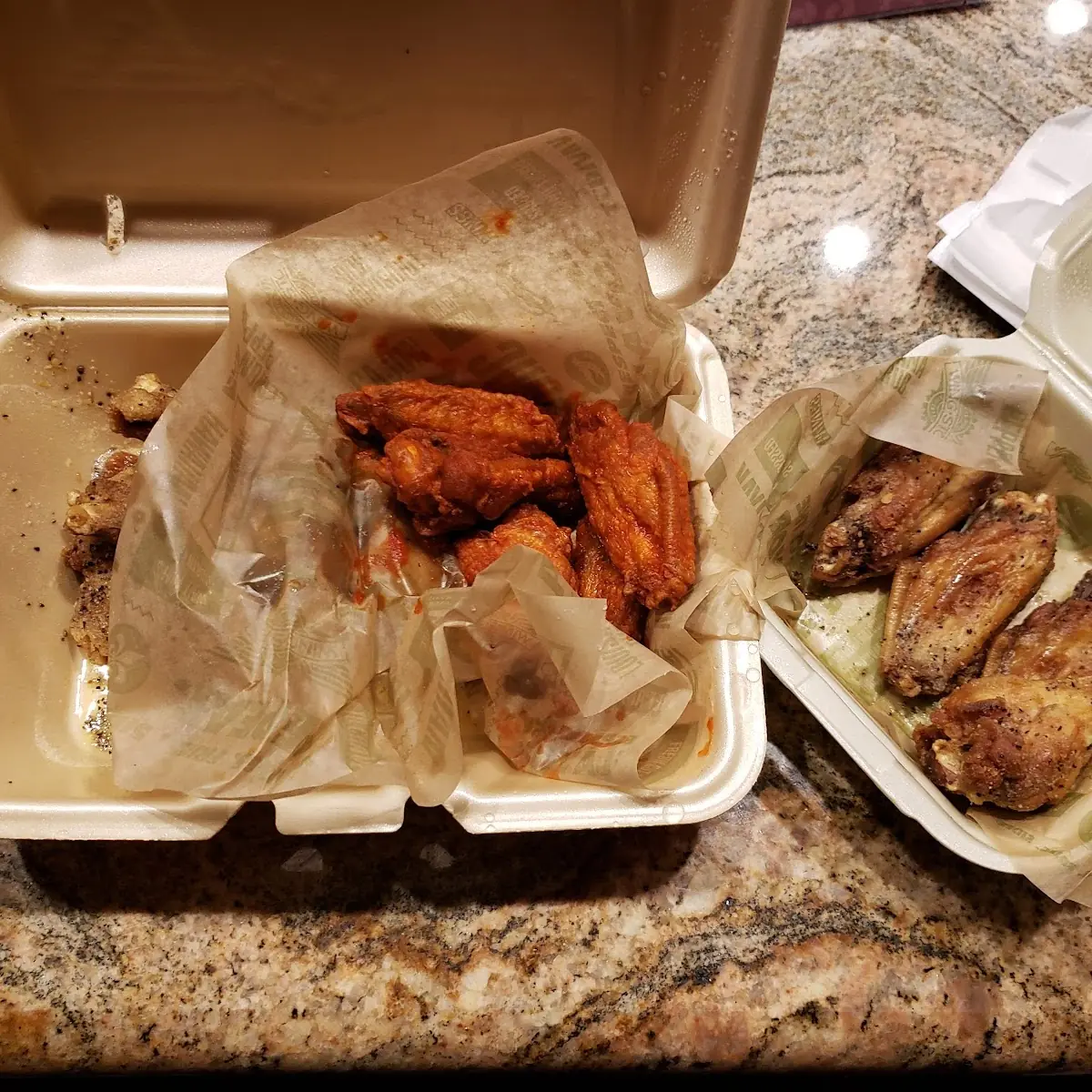 Lemon Pepper and Buffalo W