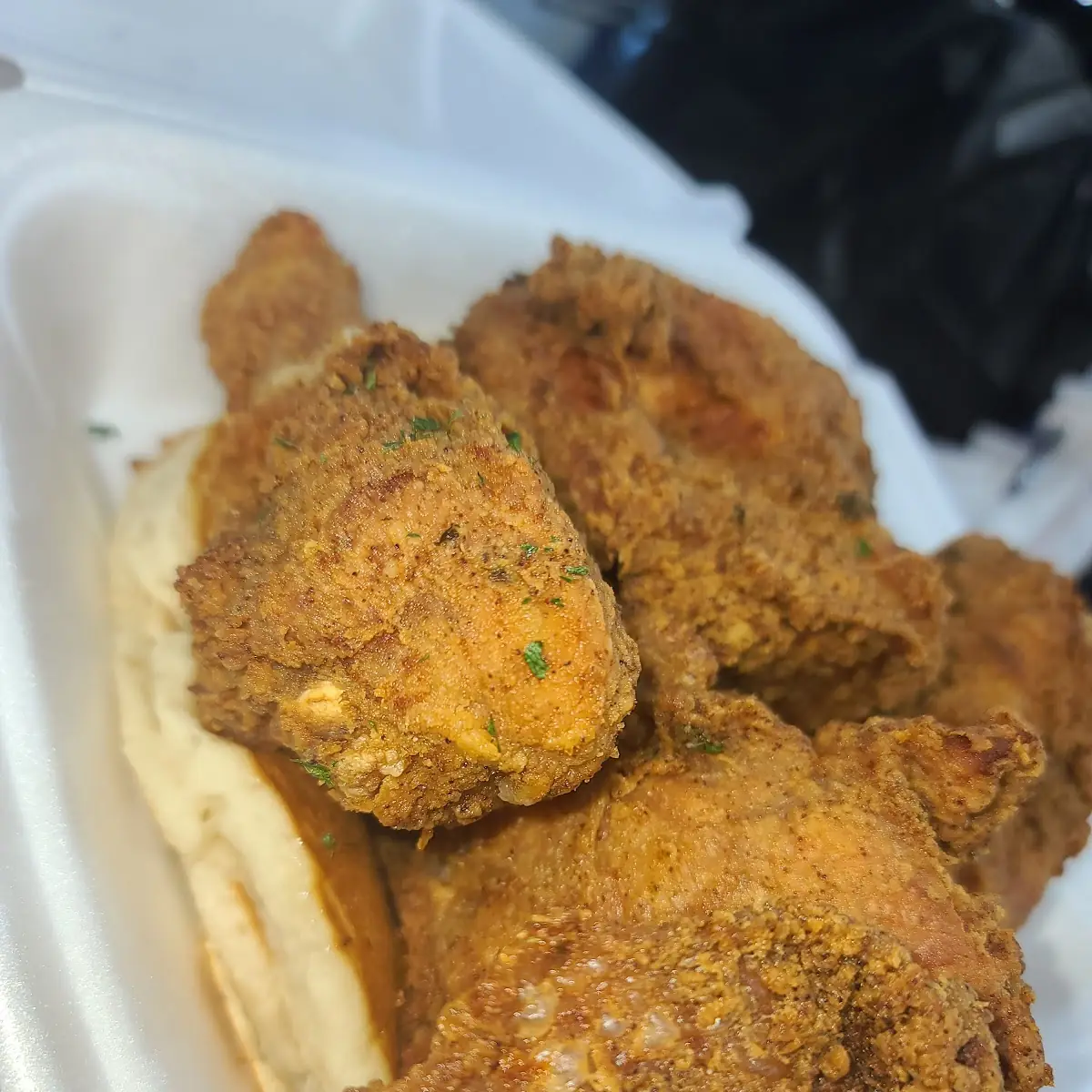 Fried Chicken and Pancake Breakfast