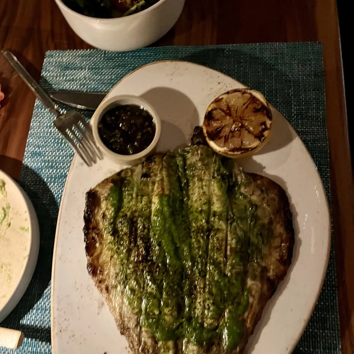 Grilled Branzino