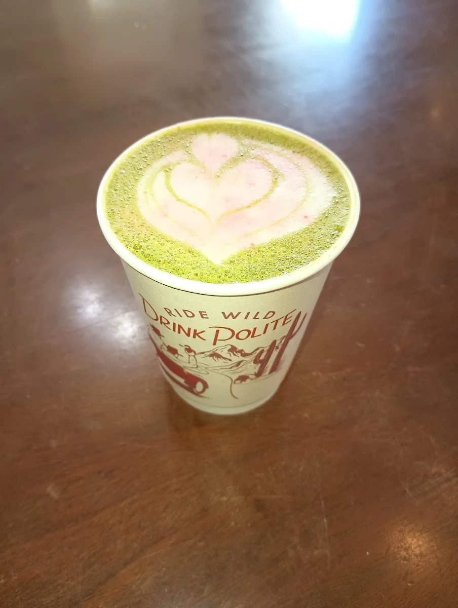 Peppermint Matcha Latte