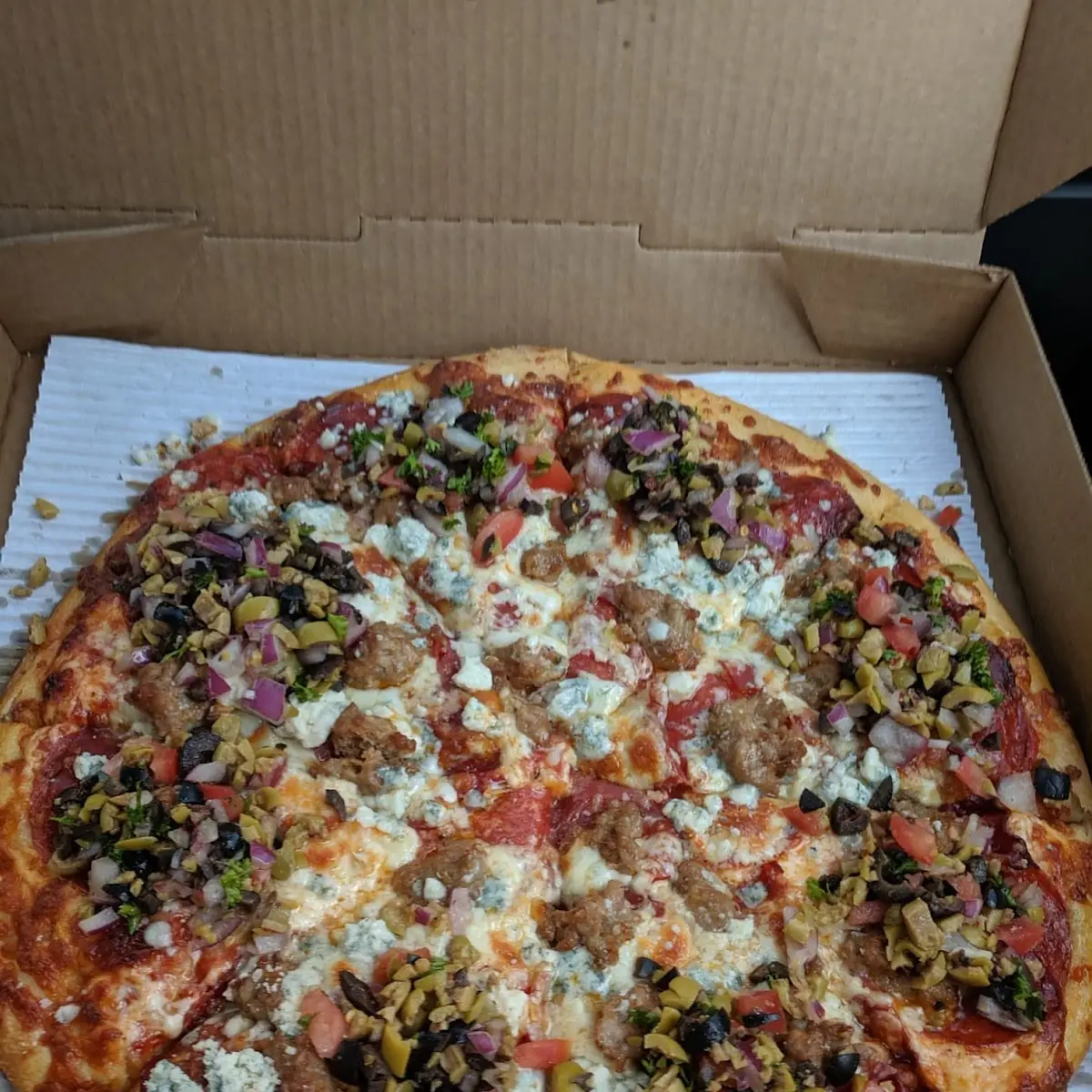 Chef's Fireworks Pizza