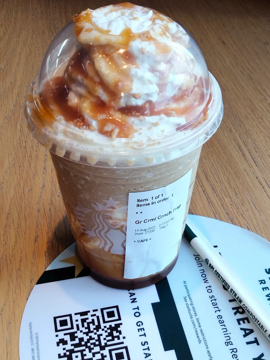 Caramel Crunch Frappuccino