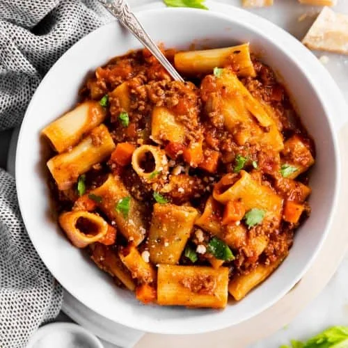 Rigatoni Bolognese