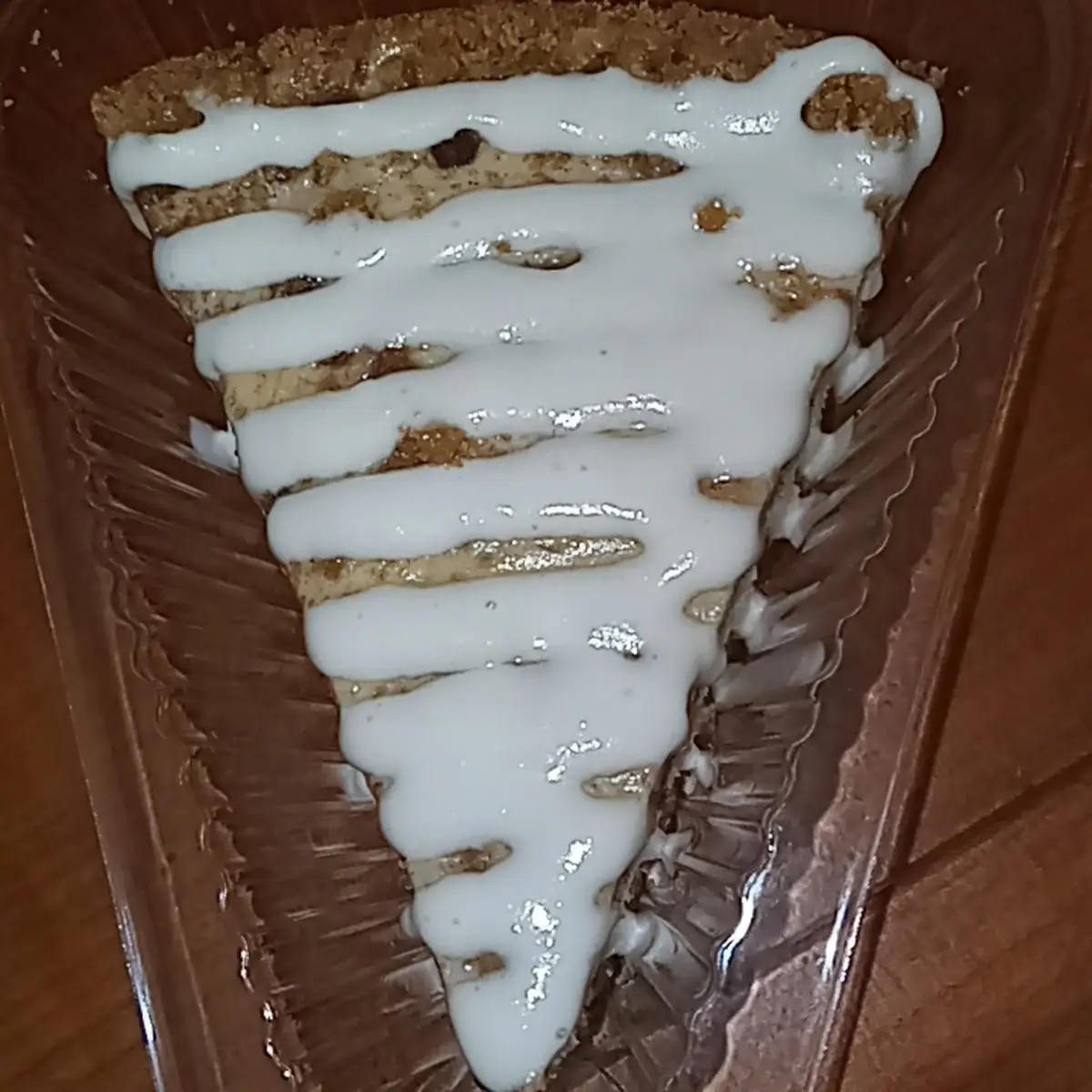 Cinnamon Roll Cheesecake Slice