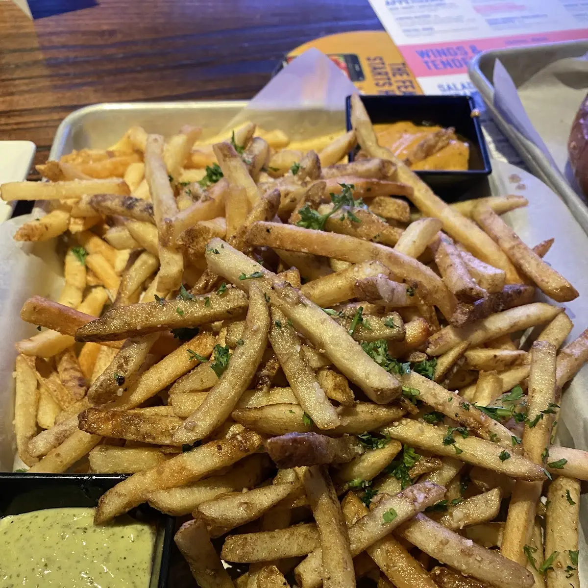 Garlic Parmesan Truffle Fries