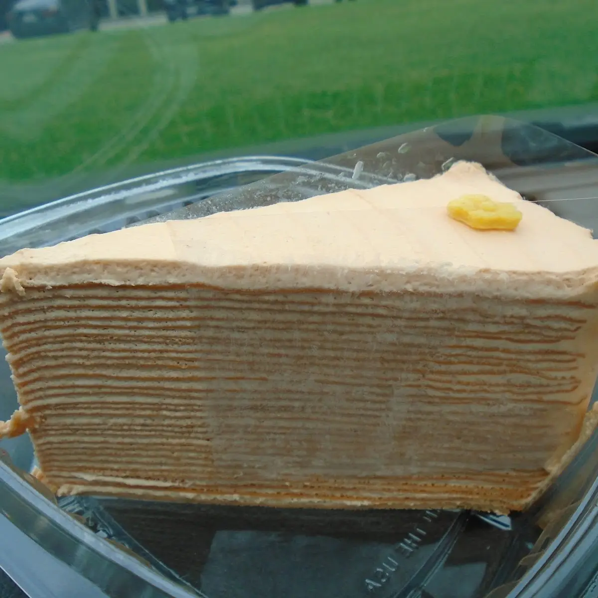 Thai Tea Crepe Cake