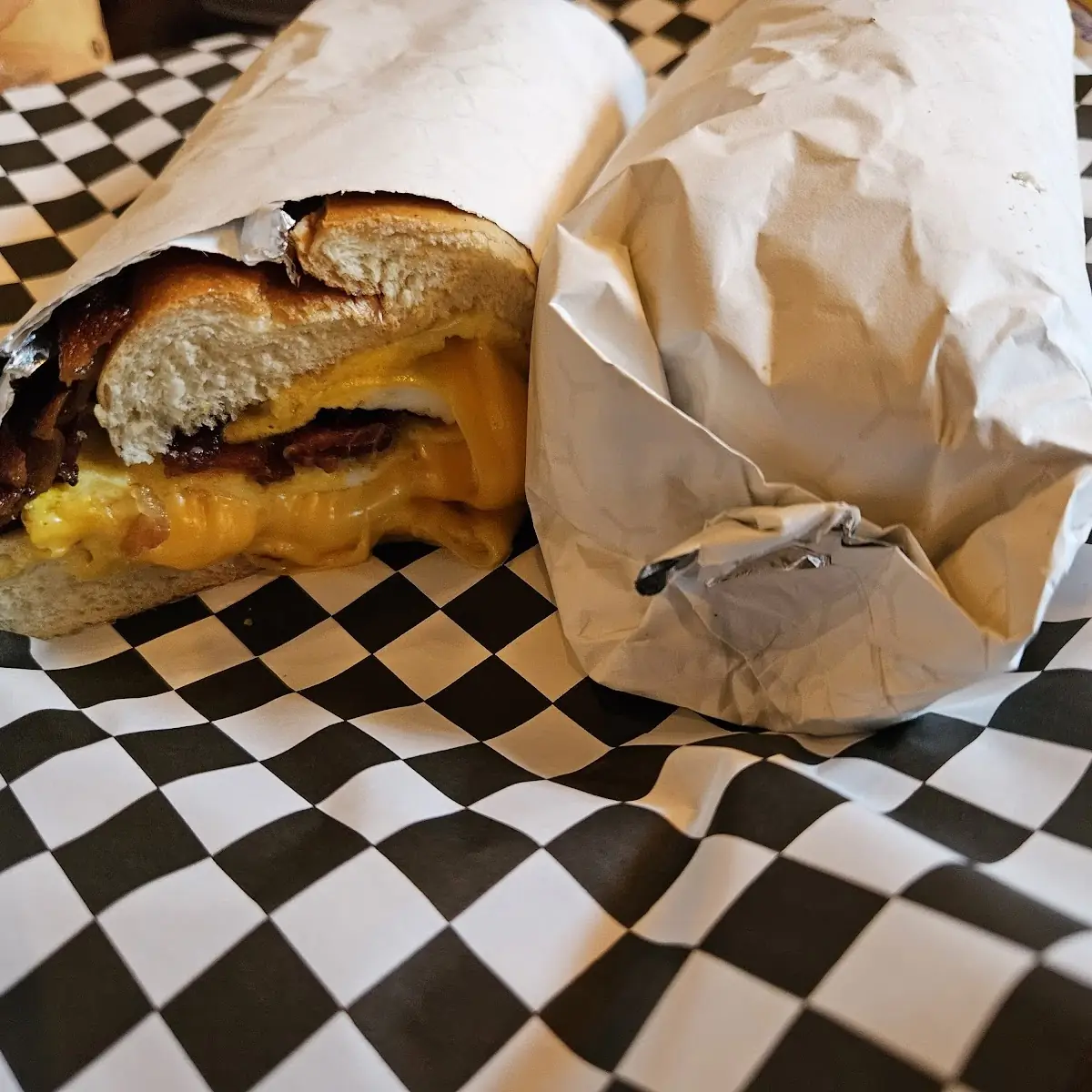 Bacon Eggs and Cheese on Hero