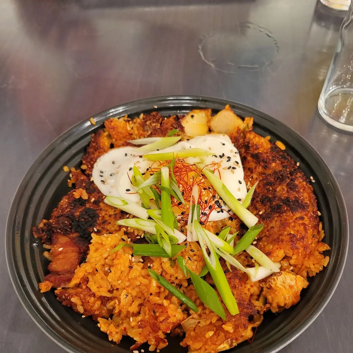 Kimchi Pork Fried Rice