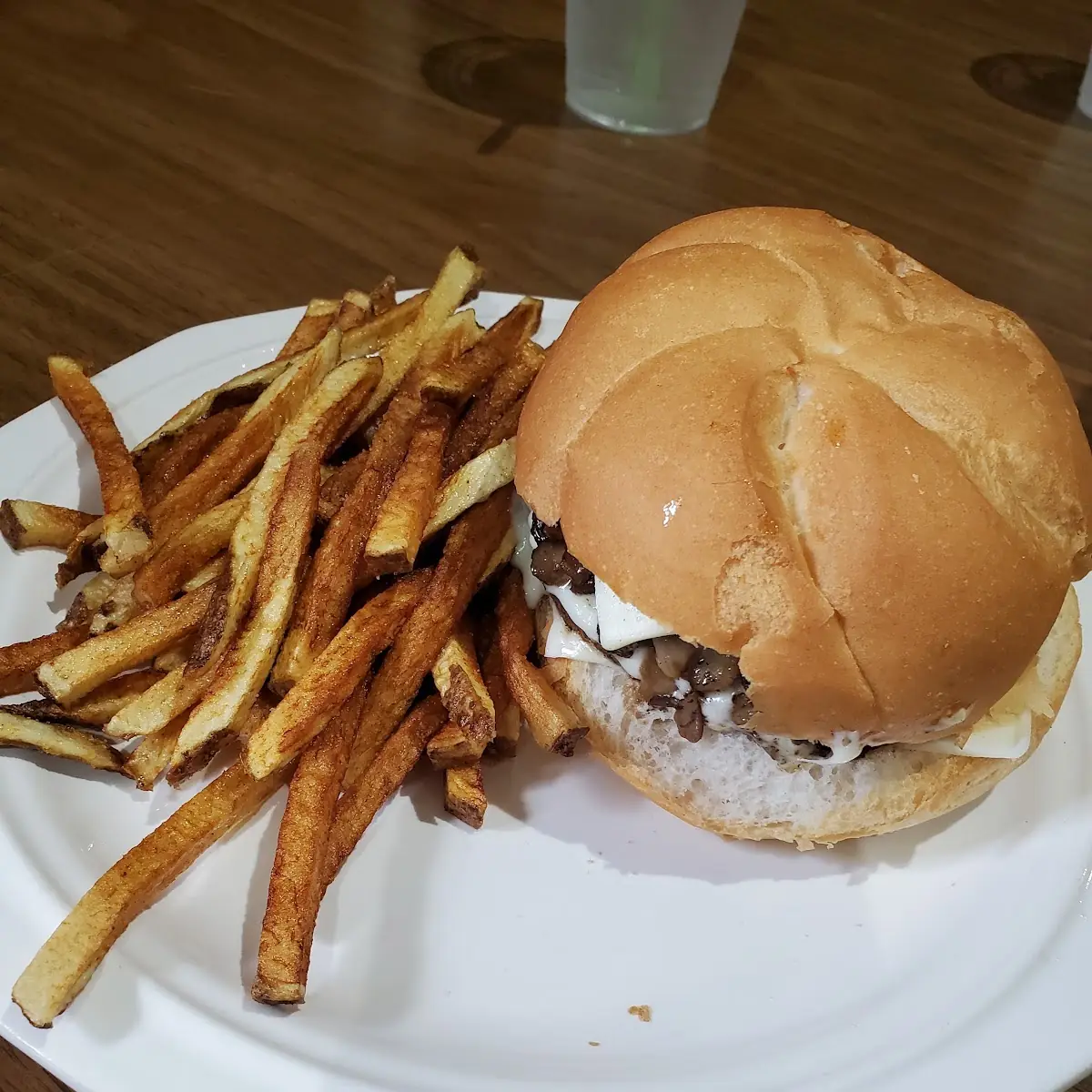 Mushroom Swiss Burger