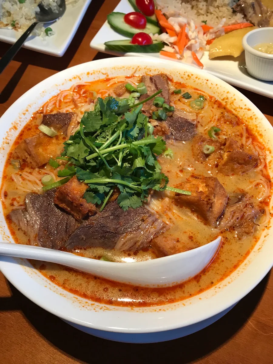 Beef Laksa Noodle Soup