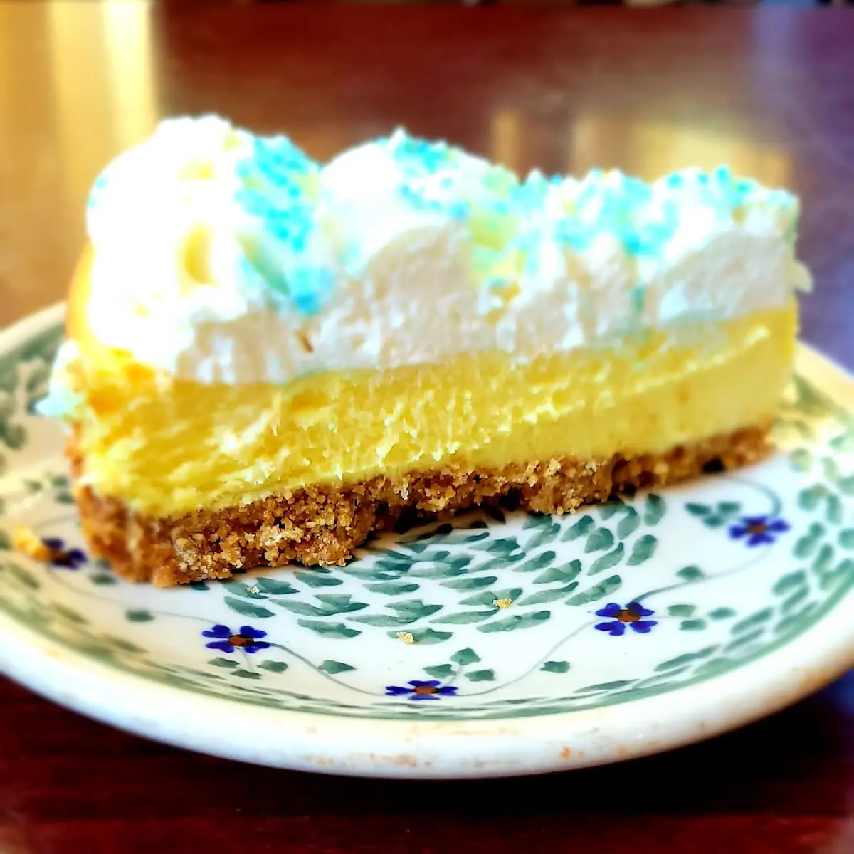 Cake Batter Cheesecake Slice