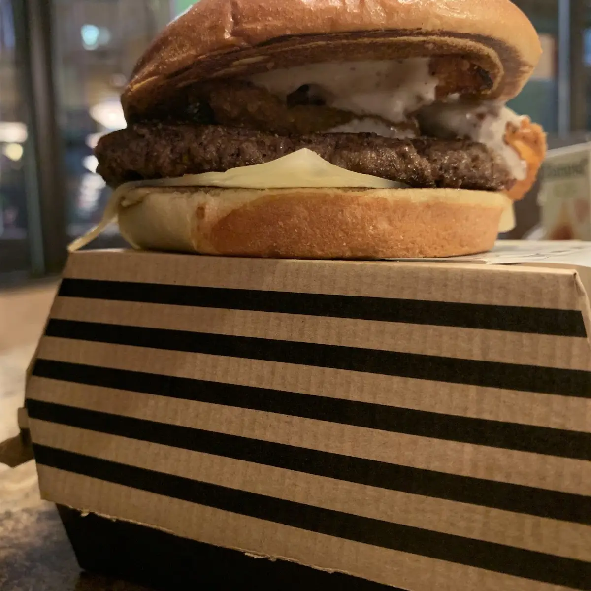 Mushroom Swiss Burger
